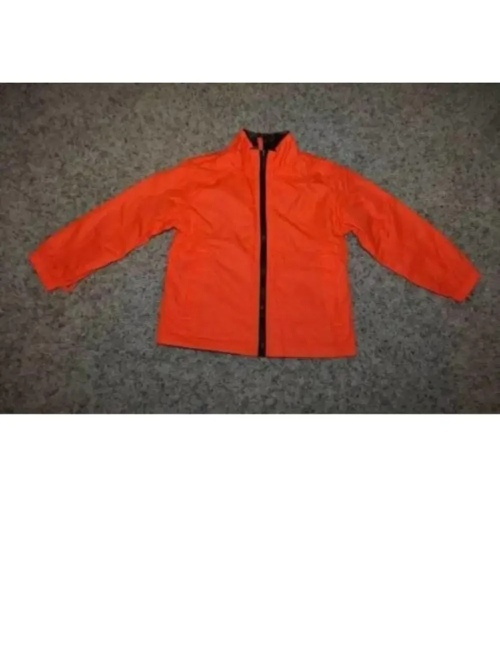 Boys All Weather Jacket 4/5 Black Orange 4 in 1 Winter Spring Fall Athletech